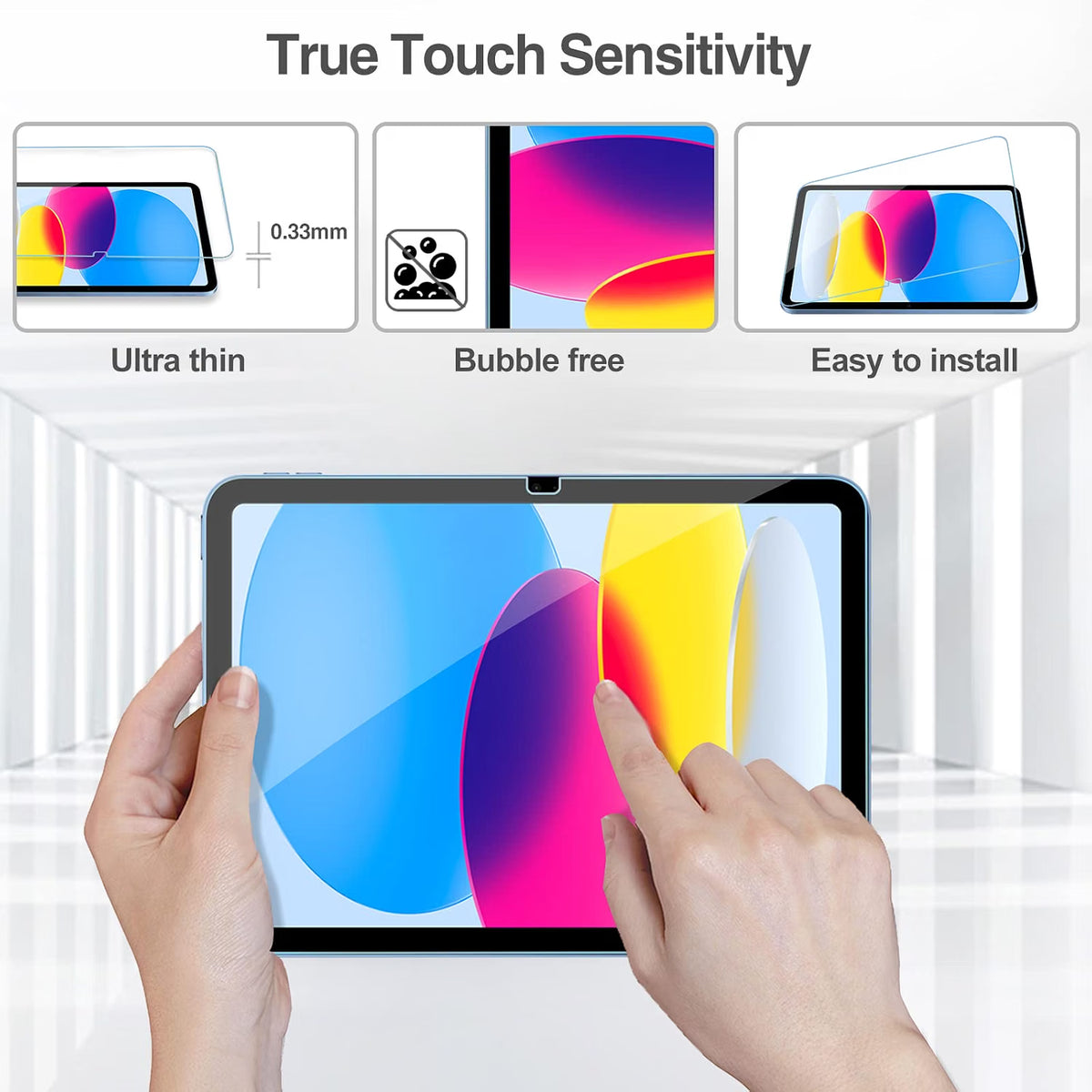 Apple iPad Screen Protector – Tempered Glass for All iPad Models