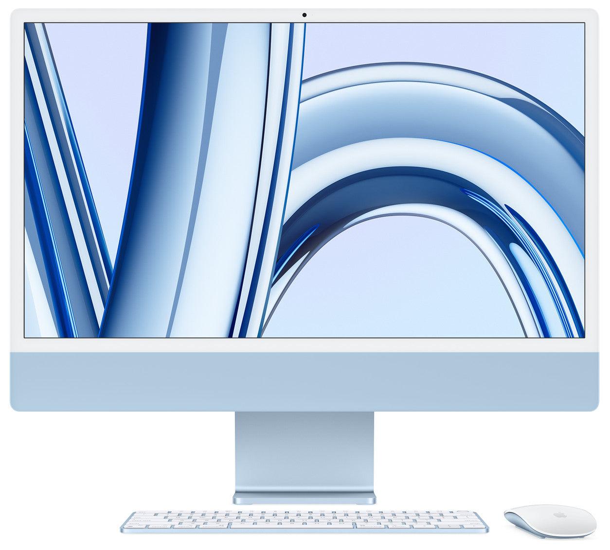 Apple iMac M1 Chip 2022 Blue- 8 Core CPU / 8 Core GPU/ 256GB SSD