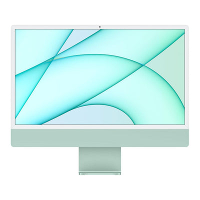 Apple Brand New iMac 24" M1 Chip / Green / 256GB SSD Apple iMac 24" 4.5K - (Apple M1 Chip / 8-Core CPU / 8-Core GPU / 256GB SSD / 8GB RAM)