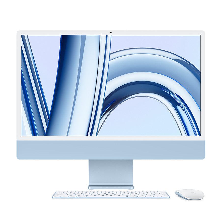 Apple Brand New M3 Chip / Blue / 512GB SSD Apple iMac 24" 4.5K 2024 -(Apple M3 Chip / 8-Core CPU / 10-Core GPU / 512GB SSD / 16GB RAM)