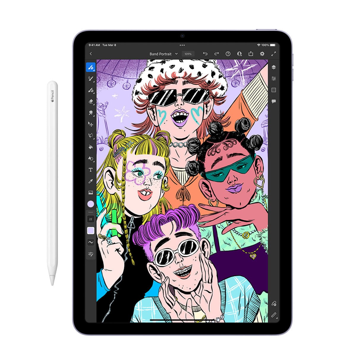 Apple Certified Pre-loved Apple M1 / Black / 64GB Apple iPad Air 10.9" 64GB (5th Generation) M1 Chip with Wi-Fi