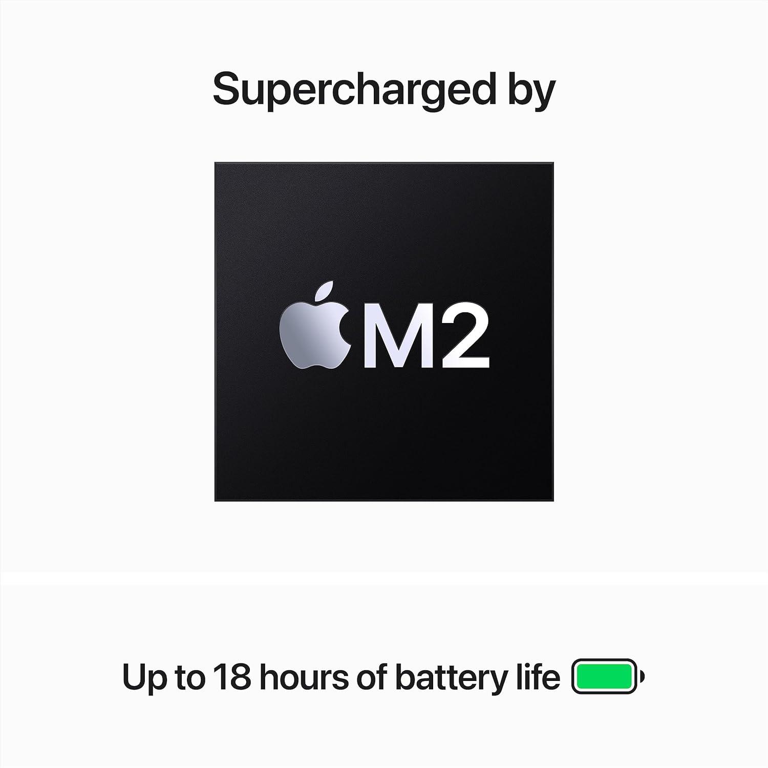 Apple New MacBook Air 15" Apple M2 / 8GB / 256GB Apple MacBook Air 15.3" 2023 w/ Touch ID Midnight- M2 Chip/8C CPU/10C GPU/256GB SSD