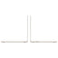 Apple New MacBook Air 15" M2 Chip / 8GB / 256GB Apple MacBook Air 15.3" 2023 w/ Touch ID Starlight- M2 Chip/8C CPU/10C GPU/256GB SSD